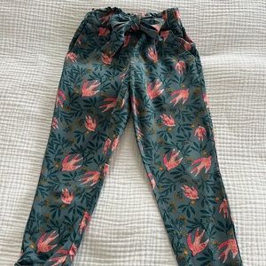 TAO 4T girl pant green/pink very soft and light